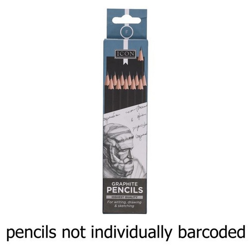 Icon Graphite Pencils F Box of 12