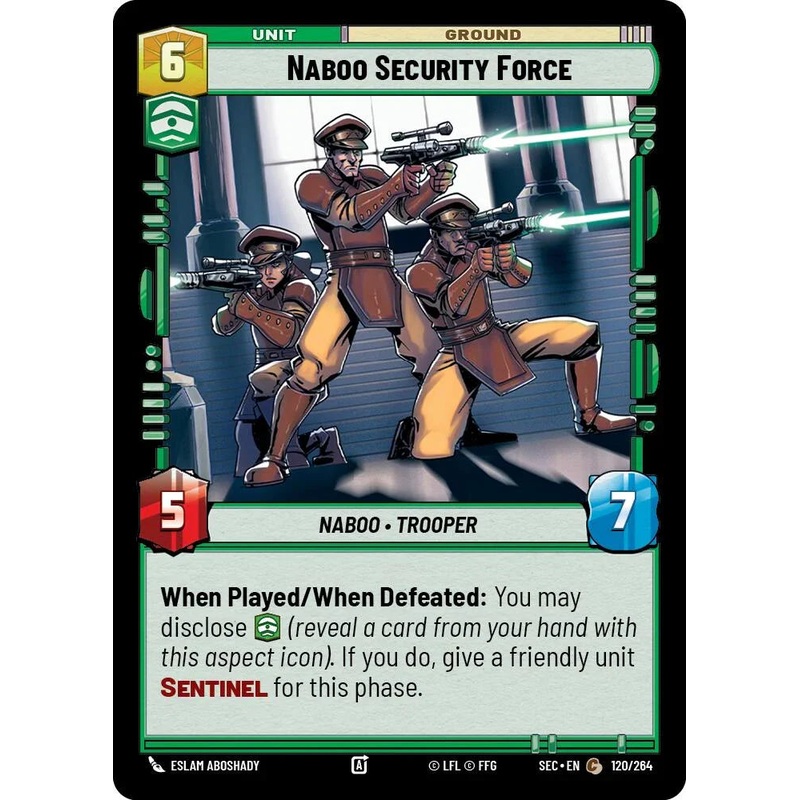 Naboo Security Force (120/264) (120/264) [Secrets of Power] (ONLINE ORDER ONLY)