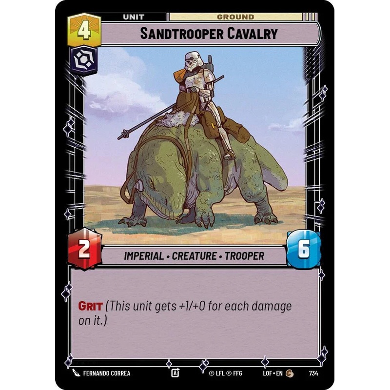 Sandtrooper Cavalry (734) (Foil) (734) [Legends of the Force] (ONLINE ORDER ONLY)