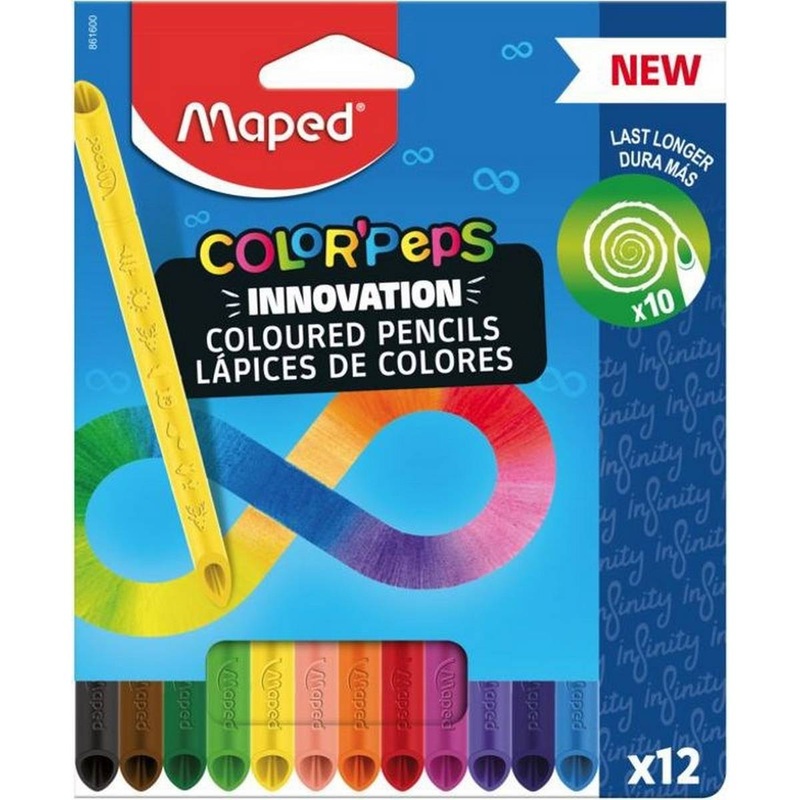 Colorpeps Colouring Pencils Infinity Pack of 12