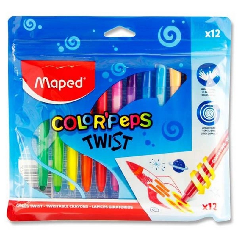 Colorpeps Twist Twistable Crayons Pack of 12