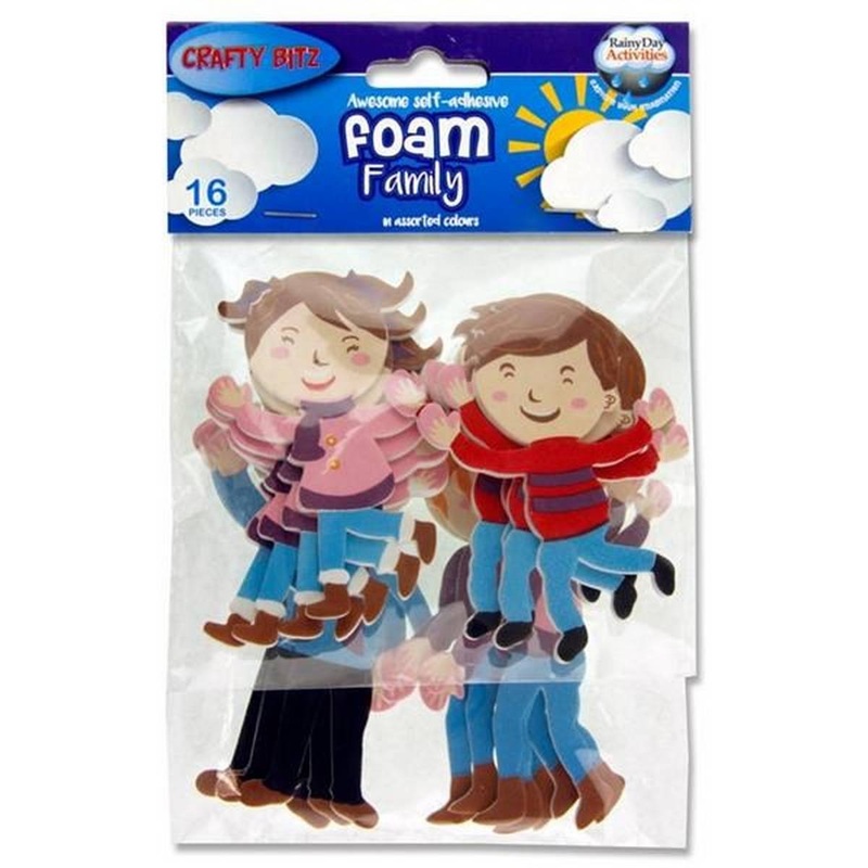 Foam Stickers  Family Pack of 16