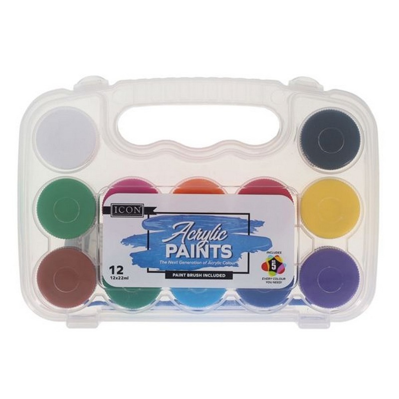 Acrylic Paint Set 12 x 22ml