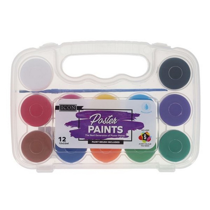 Poster Paint Set 12 x 22ml