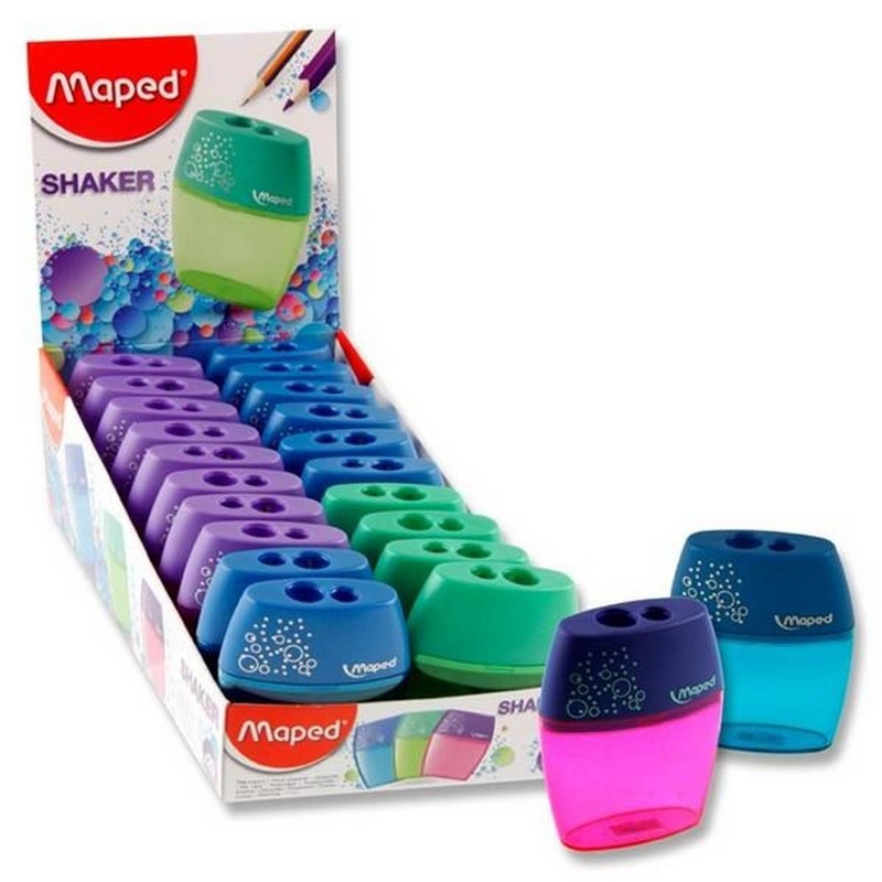 Shaker Twin Hole Sharpener with Canister