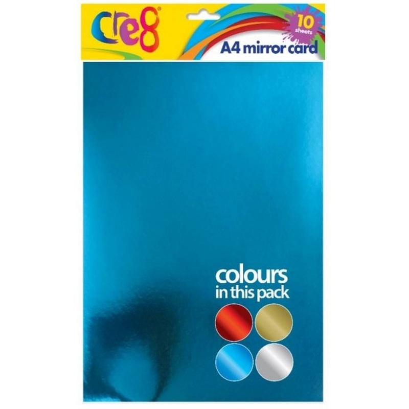 A4 Mirror Card Pack of 10 sheets