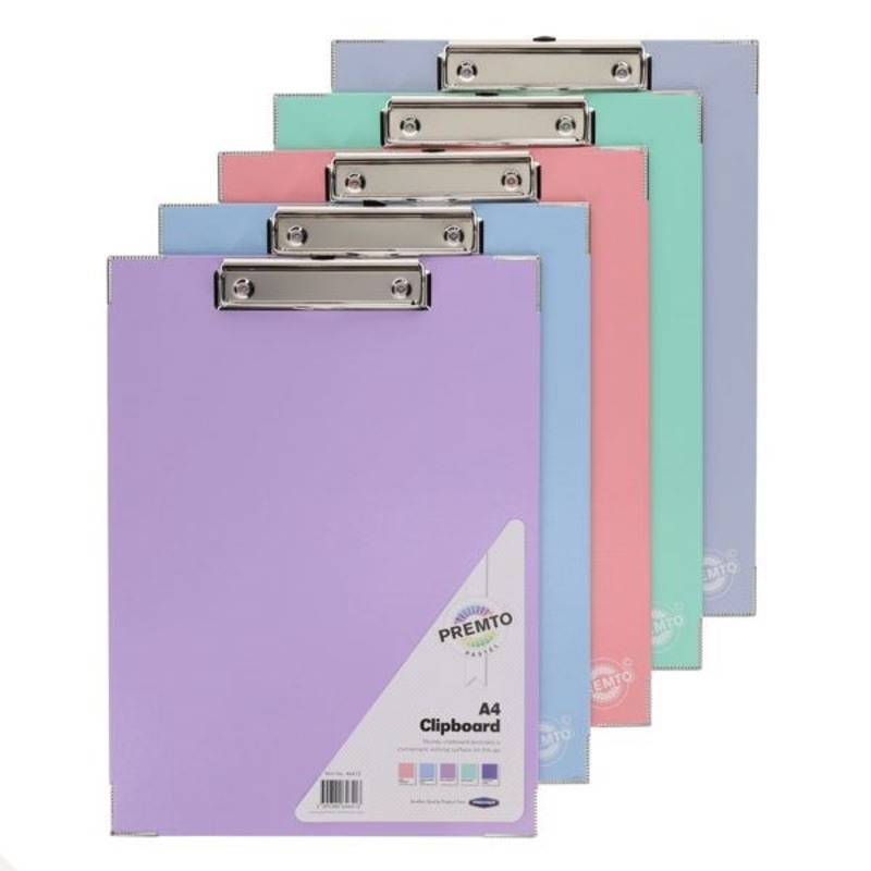 A4 Pastel PP Clipboard