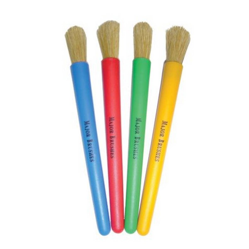 Junior Chubby Brush Pack of 4