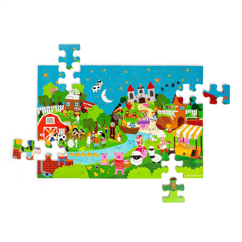 Nursery Rhyme Floor Puzzle 48pc