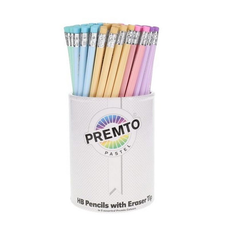 Pastel HB Graphite Pencil Value Tub of 100