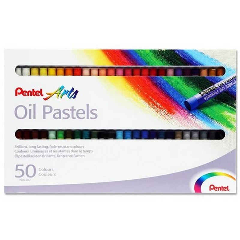 Pentel Box 50 Oil Pastels