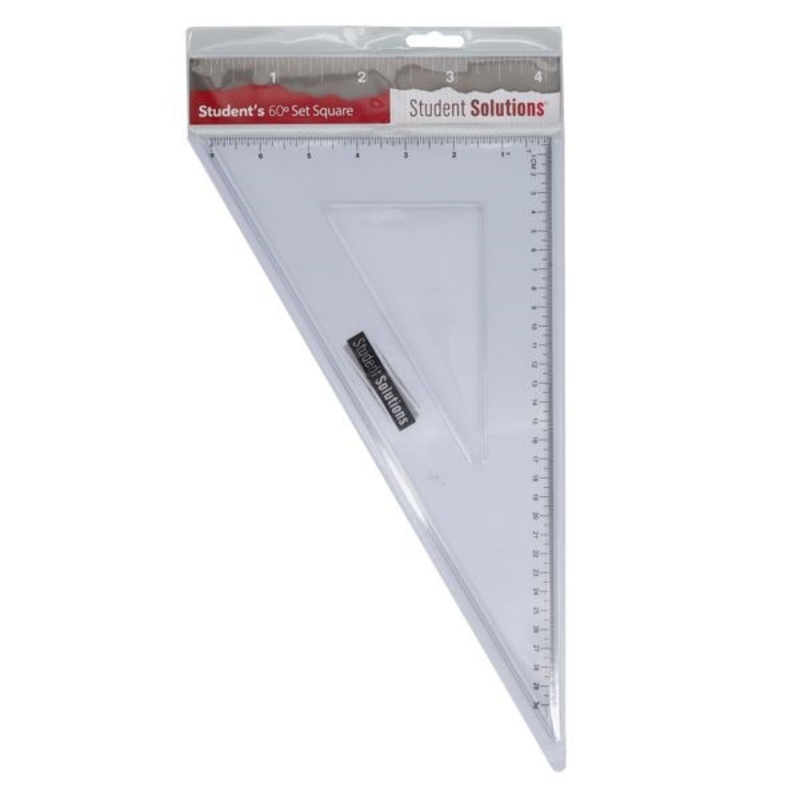 Student Solutions 37Cm 60* Set Square