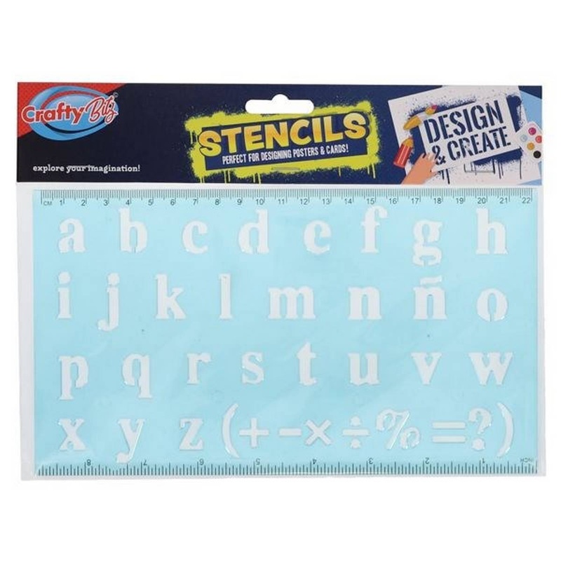 **Alphabet Lettering Stencil