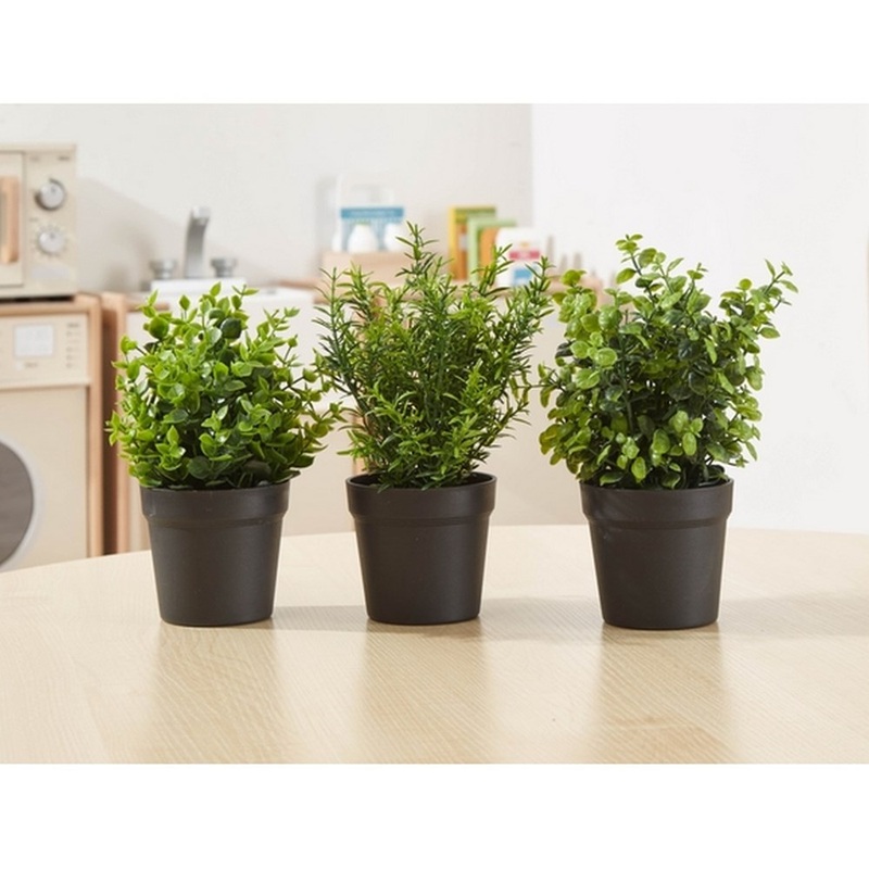 Artificial Potted Plants Pack of 3
