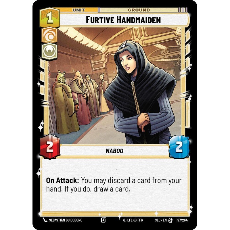 Furtive Handmaiden (197/264) (197/264) [Secrets of Power] (ONLINE ORDER ONLY)