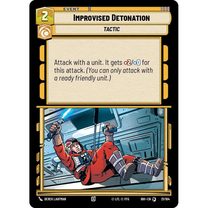 Improvised Detonation (21/104) (21/104) [Intro Battle: Hoth] (ONLINE ORDER ONLY)