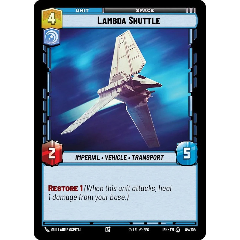 Lambda Shuttle (84/104) (84/104) [Intro Battle: Hoth] (ONLINE ORDER ONLY)