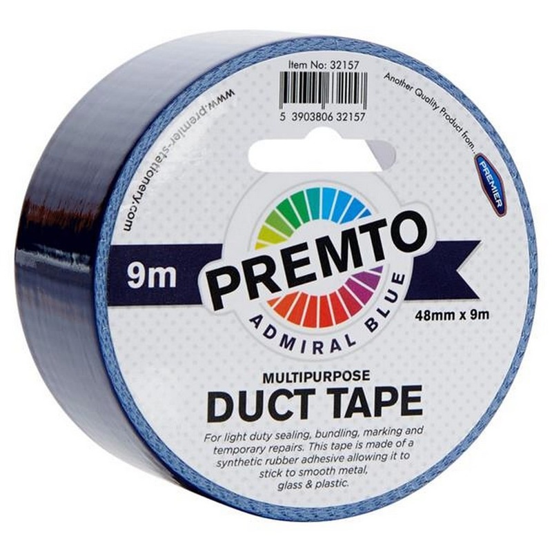 Multipurpose Duct Tape 48mm x 9m Admiral Blue