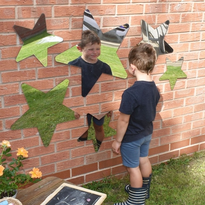 Outdoor/Indoor Star Mirror Set