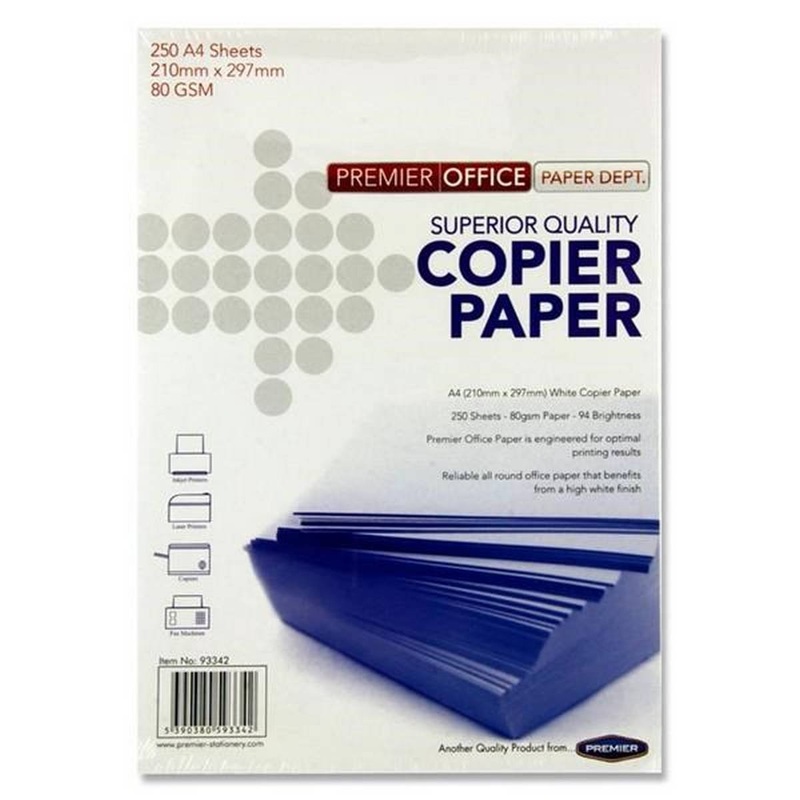 Premier Office A4 80 Gsm Copier Paper 1/2 Ream