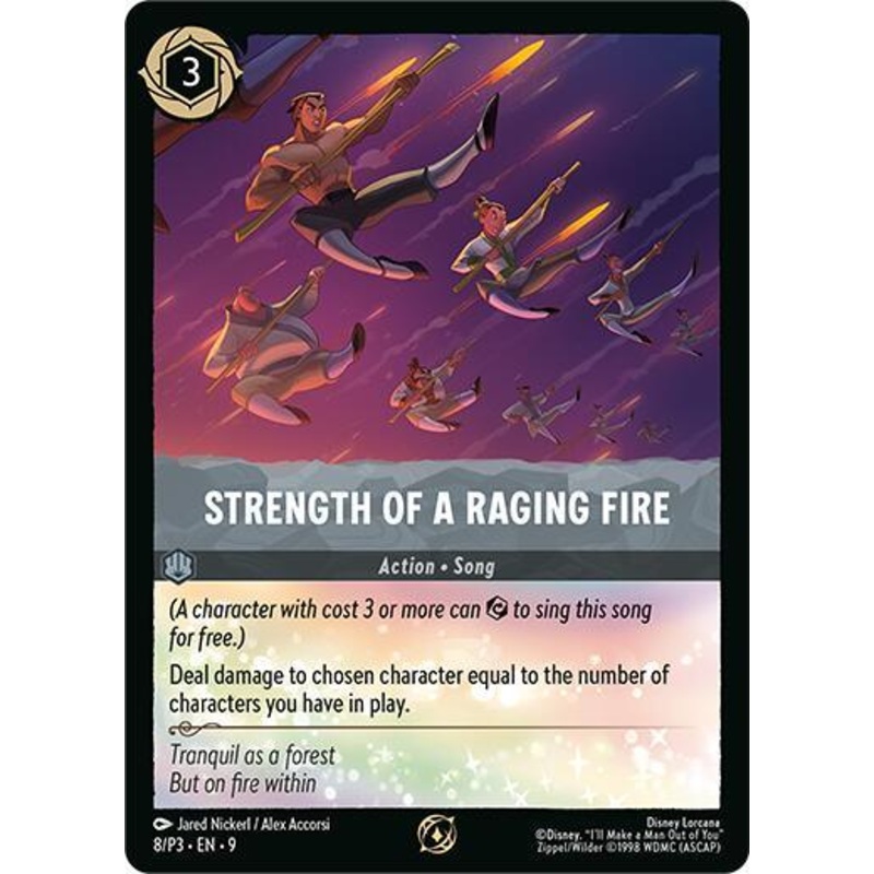 Strength of a Raging Fire (8/P3) [Promo Cards] (ONLINE ORDER ONLY)