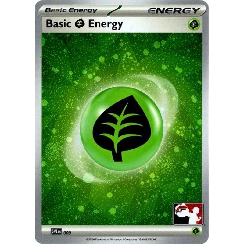 Basic Grass Energy (009) (Cosmos Holo) [Prize Pack Series Seven] (ONLINE ORDER ONLY)