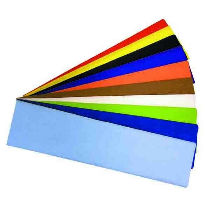 Crepe Paper Assorted Pack of 10