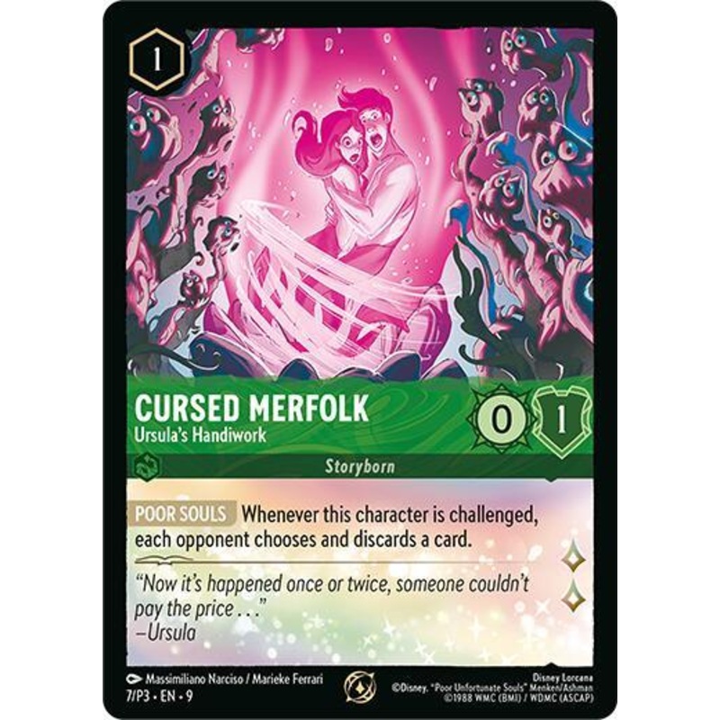 Cursed Merfolk – Ursula’s Handiwork (7/P3) [Promo Cards] (ONLINE ORDER ONLY)
