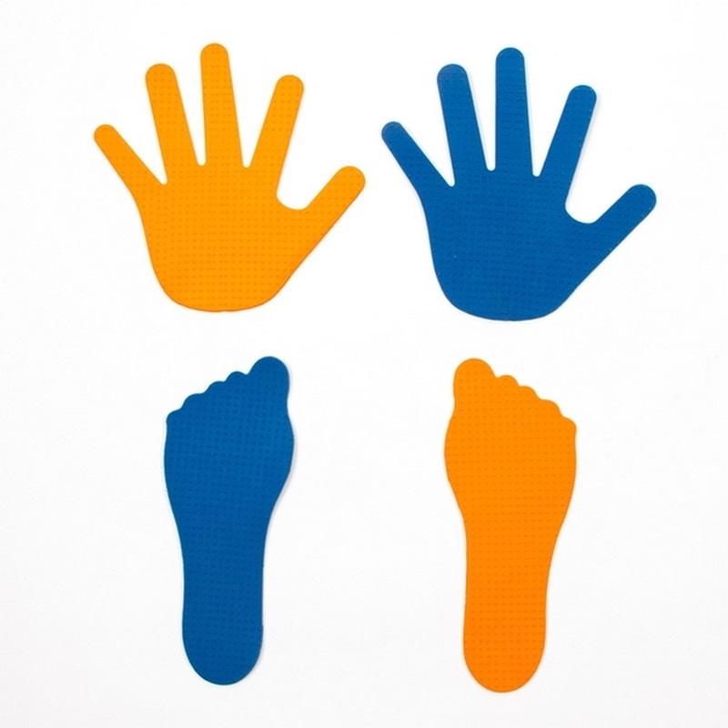 Everyday Feet & Hands Floor Markers  20 Pairs
