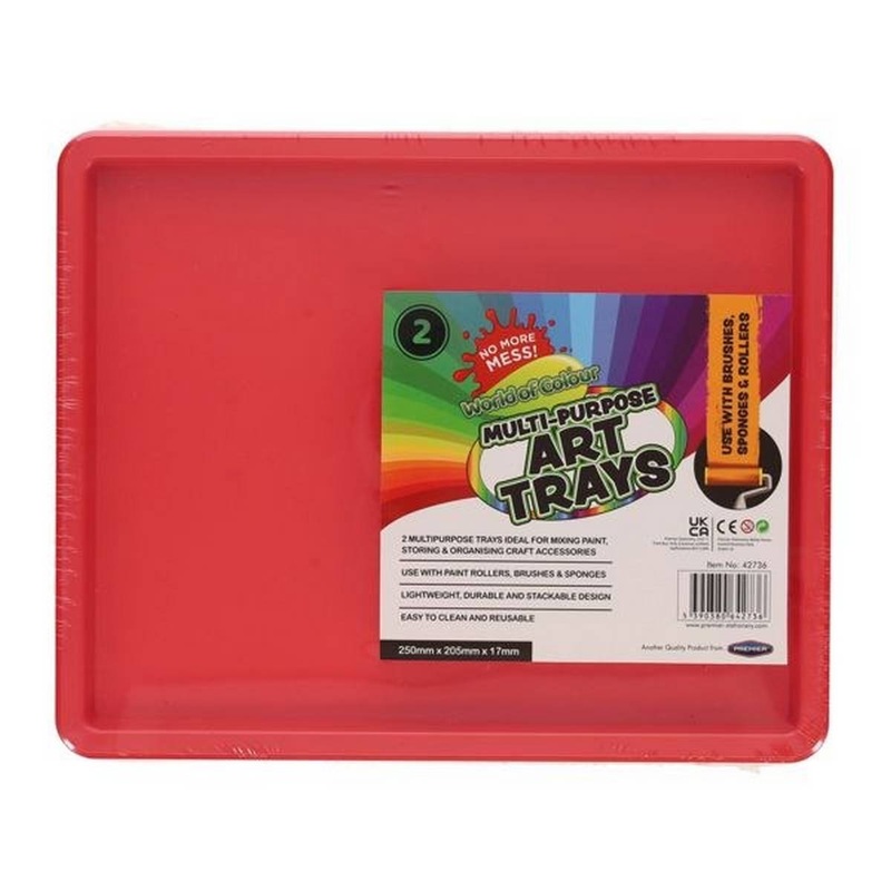 Multi-Purpose Art Trays Pack of 2