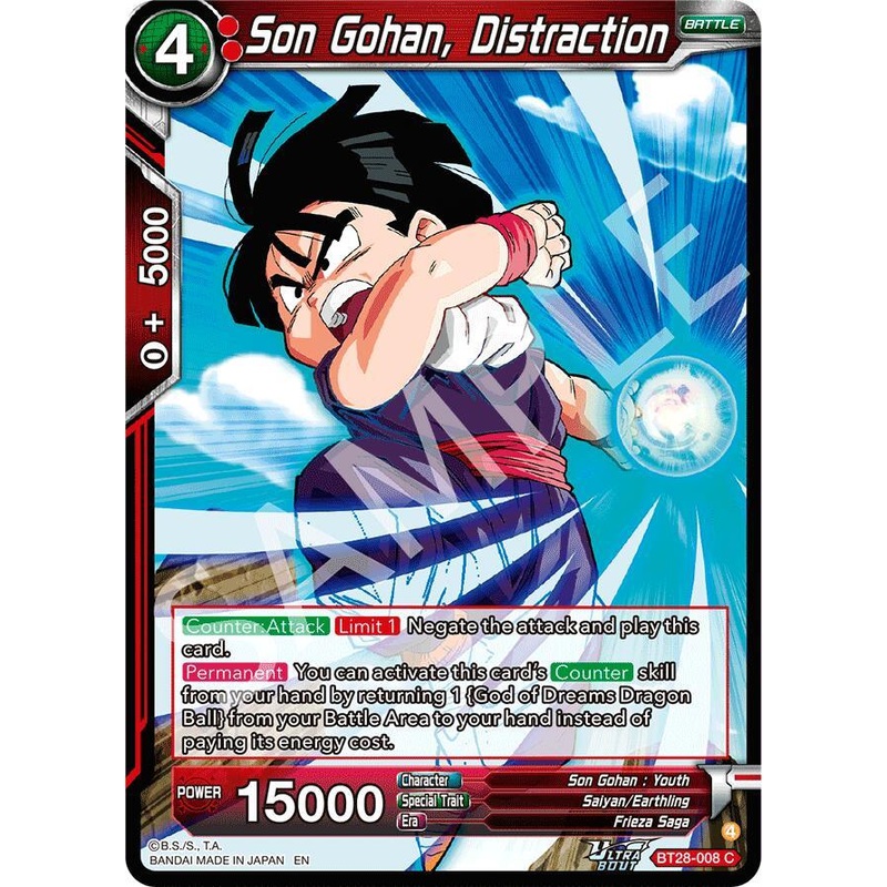 Son Gohan, Distraction (BT28-008) [Prismatic Clash] (ONLINE ORDER ONLY)
