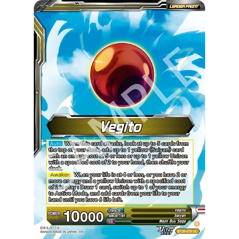 Vegito // SS Vegito, Transcendent Rage (BT28-079) [Prismatic Clash] (ONLINE ORDER ONLY)
