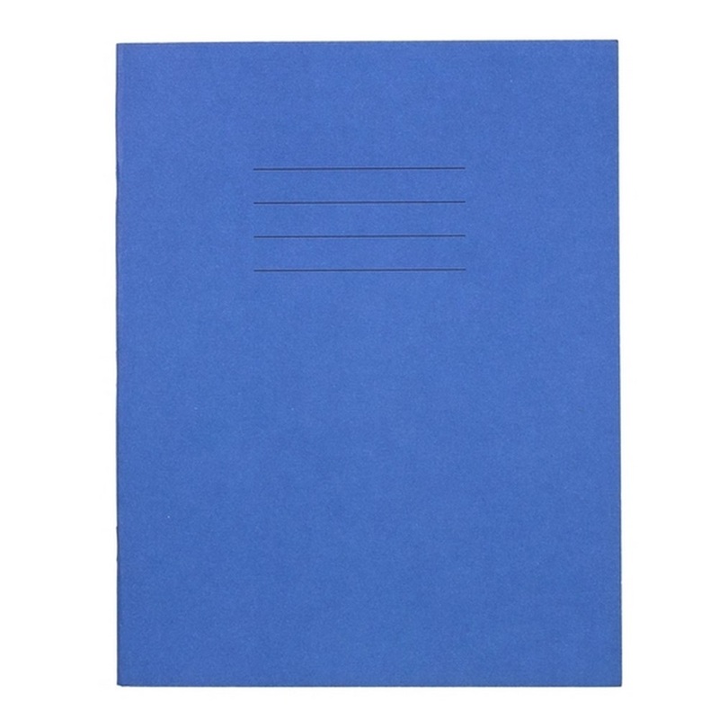 Everyday 9 x 7 Exercise Book 80 Page, 8mm Ruled With Margin, Blue  Pack of 100
