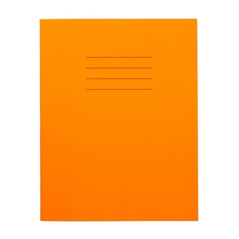 Everyday A4 Exercise Book 64 Page, 8mm Ruled With Margin, Orange  Pack of 50