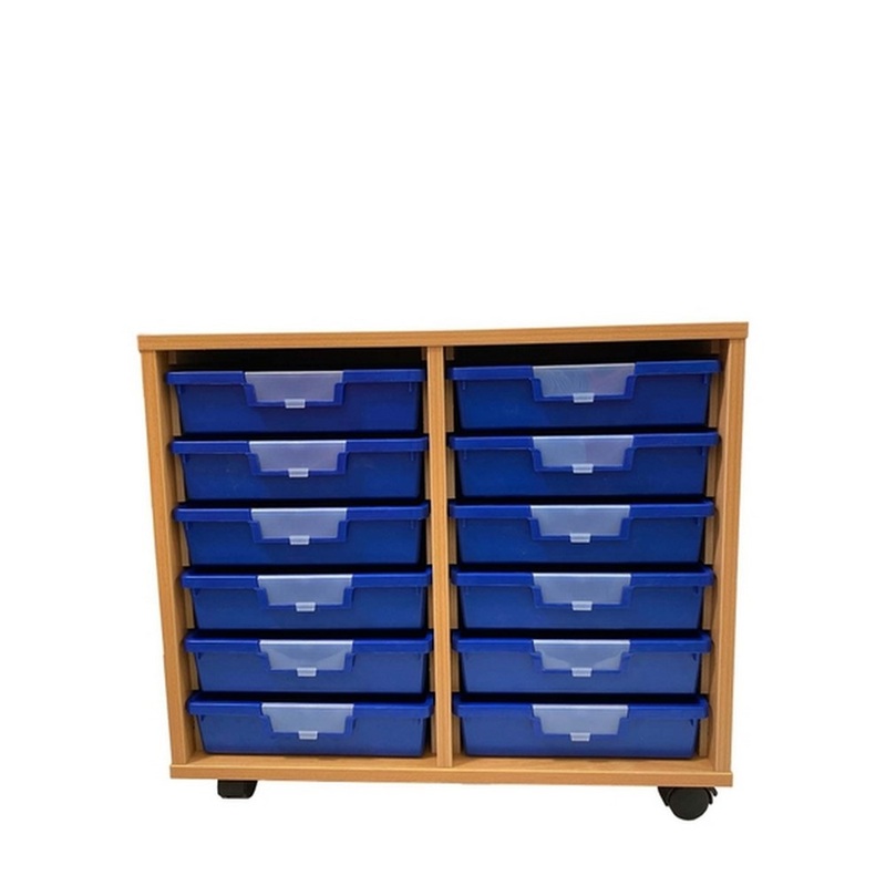 Everyday Double Column with 12 Blue Trays