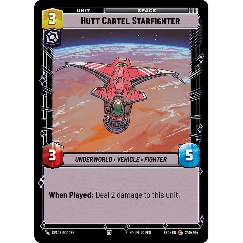 Hutt Cartel Starfighter (240/264) (240/264) [Secrets of Power] (ONLINE ORDER ONLY)