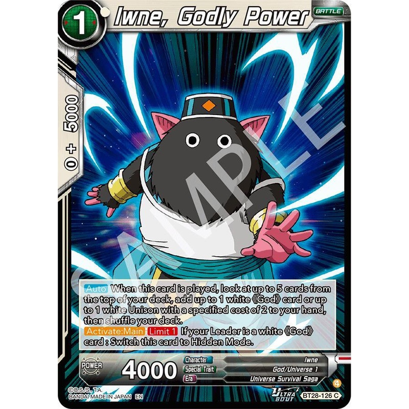 Iwne, Godly Power (BT28-126) [Prismatic Clash] (ONLINE ORDER ONLY)