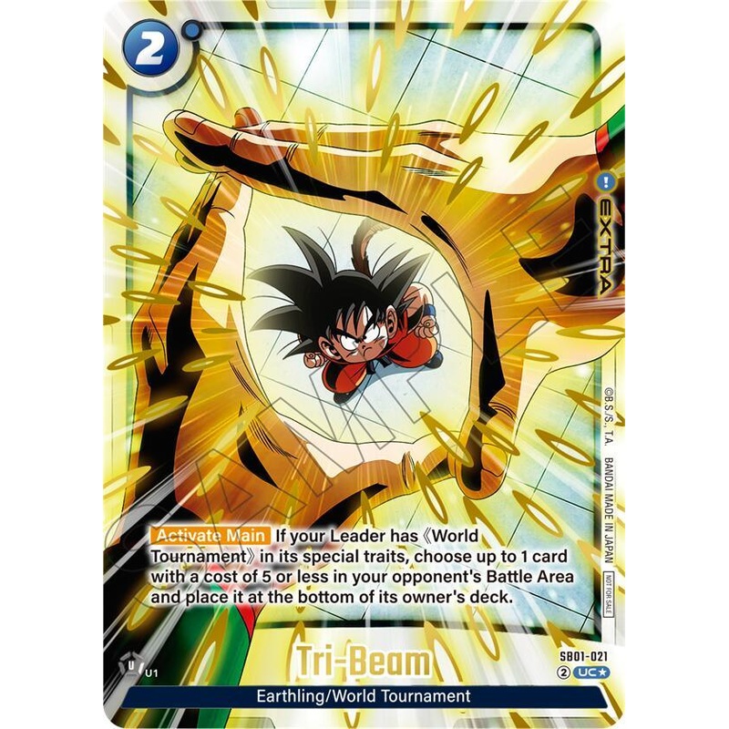 Tri-Beam (Limited Pack 02) (Alternate Art) [Fusion World Tournament Cards] (ONLINE ORDER ONLY)