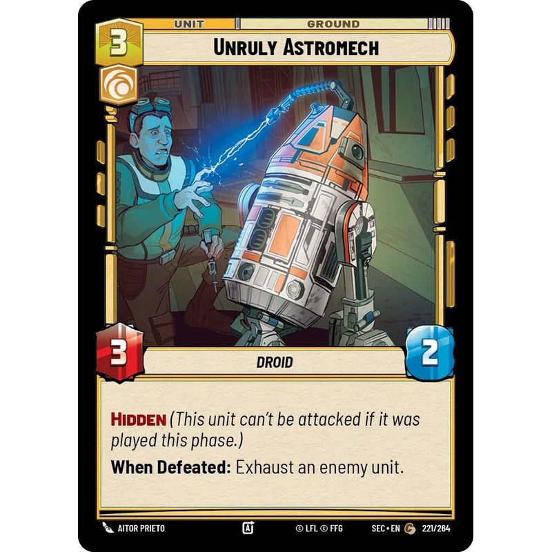 Unruly Astromech (221/264) (221/264) [Secrets of Power] (ONLINE ORDER ONLY)