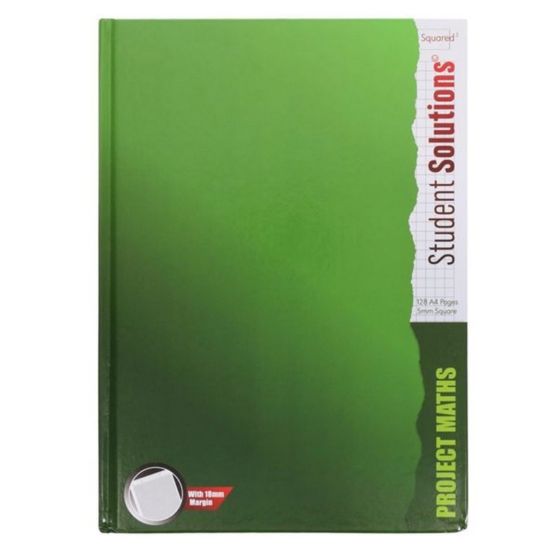A4 128pg 5mm Sq Hardcover Project Maths