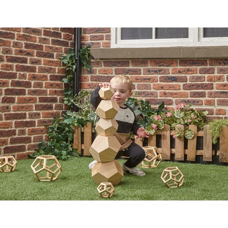 FSC Wooden Construction Boulders