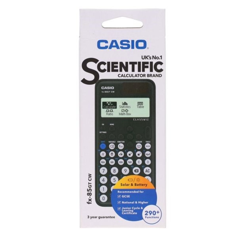 Fx-85Gtcw Scientific Dual Power Calculator  Black