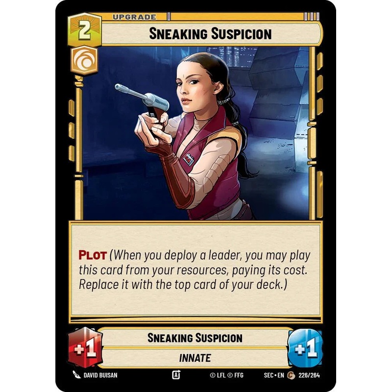 Sneaking Suspicion (226/264) (226/264) [Secrets of Power] (ONLINE ORDER ONLY)