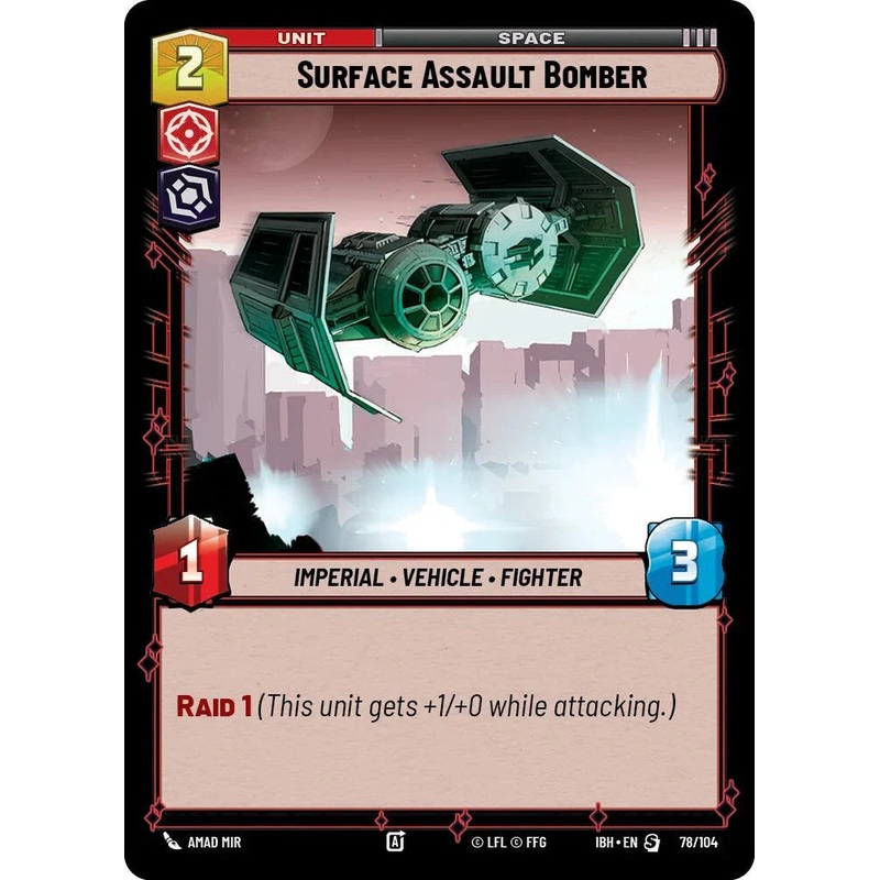 Surface Assault Bomber (78/104) (78/104) [Intro Battle: Hoth] (ONLINE ORDER ONLY)