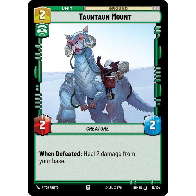 Tauntaun Mount (15/104) (15/104) [Intro Battle: Hoth] (ONLINE ORDER ONLY)