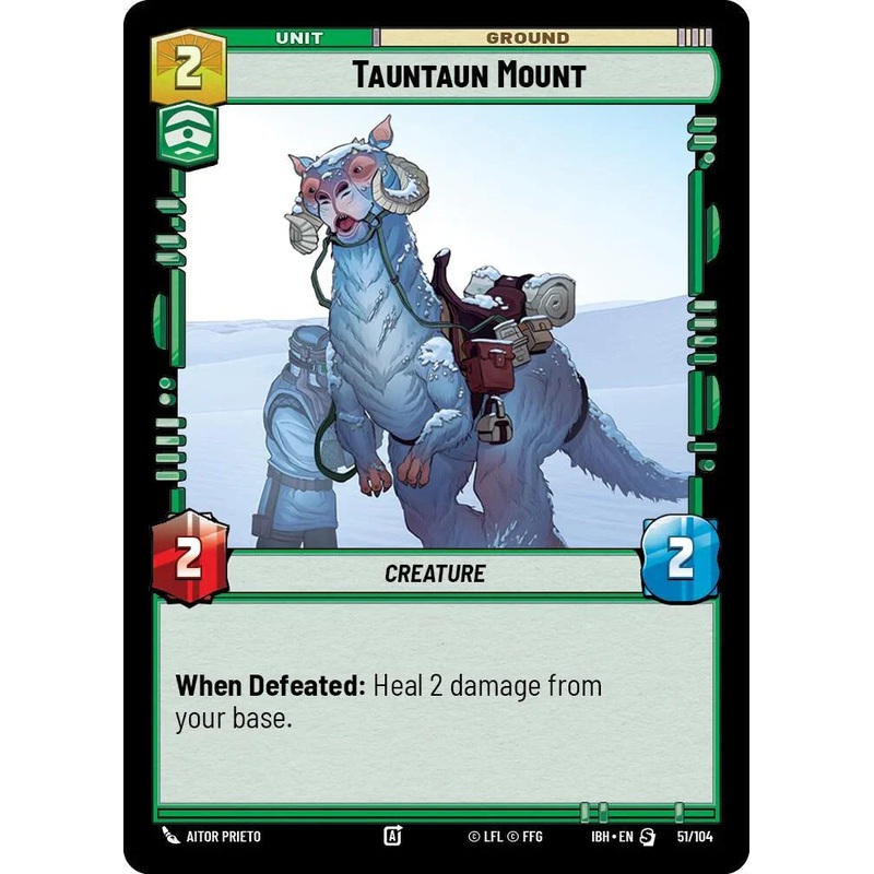 Tauntaun Mount (51/104) (51/104) [Intro Battle: Hoth] (ONLINE ORDER ONLY)