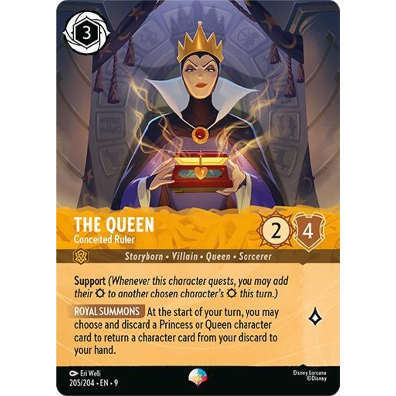 The Queen – Conceited Ruler (Epic) (205/204) [Fabled] (ONLINE ORDER ONLY)