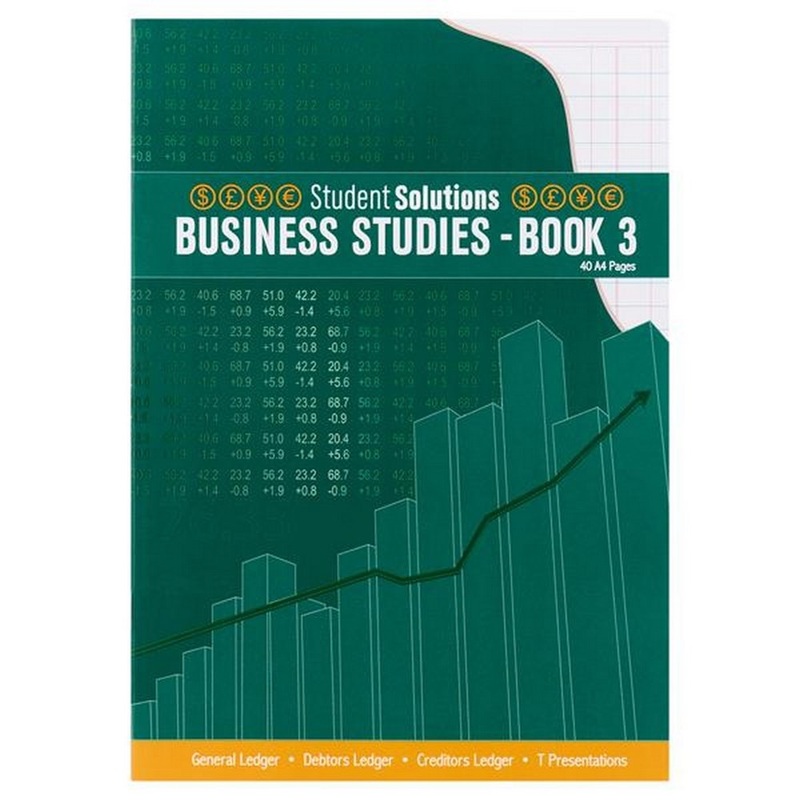 A4 40Pg Business Studies  Book 3
