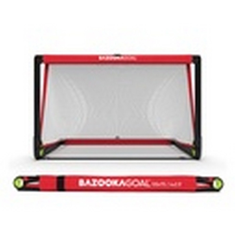 Bazooka Goal Football Goals  4ft x 2.5ft (Red/white)