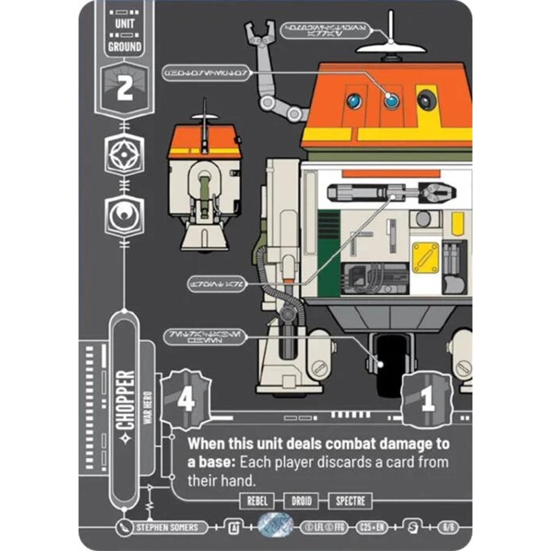 Chopper (6/6) – War Hero (6/6) [2025 Convention Exclusive] (ONLINE ORDER ONLY)